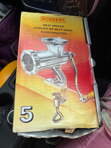 Porkert manual meat grinder - porkert,