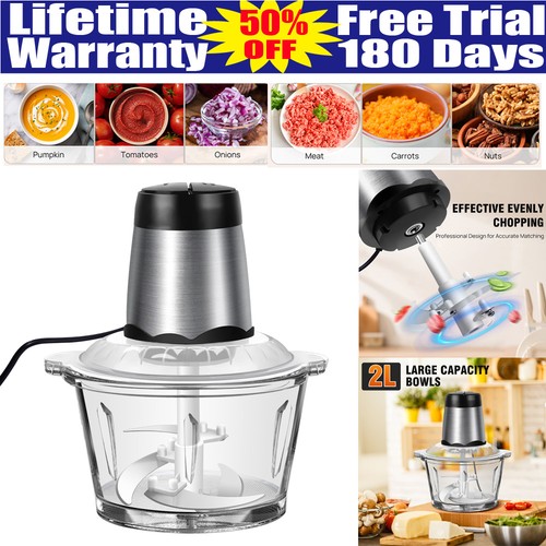 Glass bowl food processor - glass,